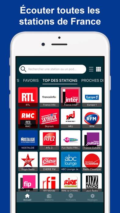 France Radio: Online, FM et AM Capture d'écran de l'application #1