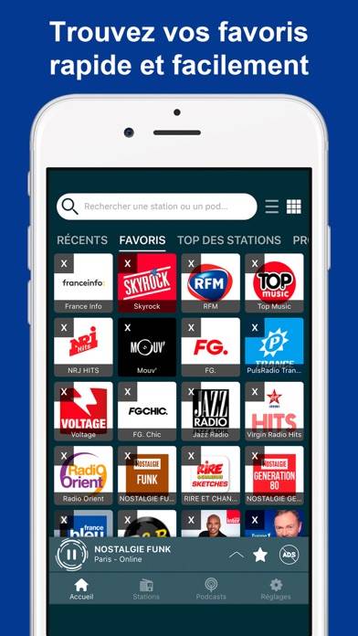 France Radio: Online, FM et AM Capture d'écran de l'application #3