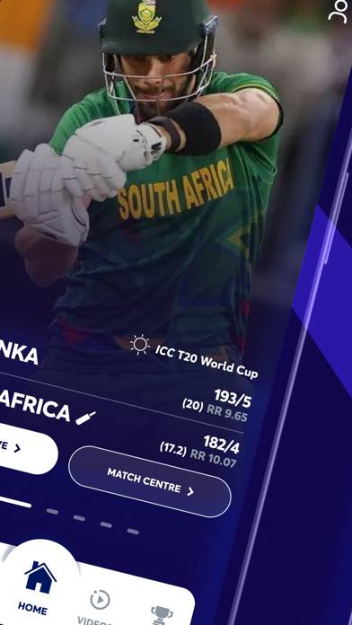 ICC Men’s T20 World Cup App skärmdump #2