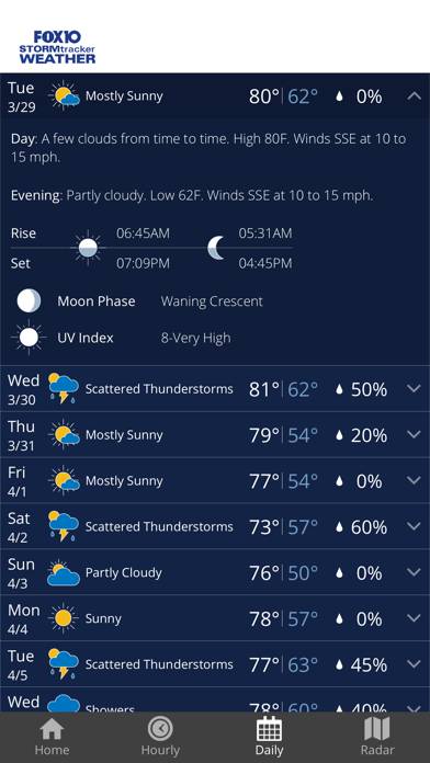 FOX10 Weather Mobile Alabama App screenshot #4