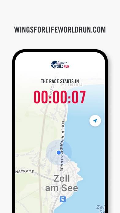 Wings for Life World Run App screenshot