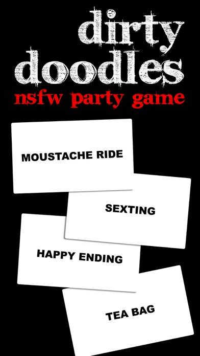 Dirty Doodles NSFW Party Game App screenshot #1