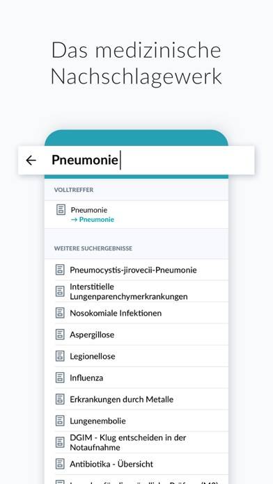 AMBOSS Wissen für Mediziner App-Screenshot #1