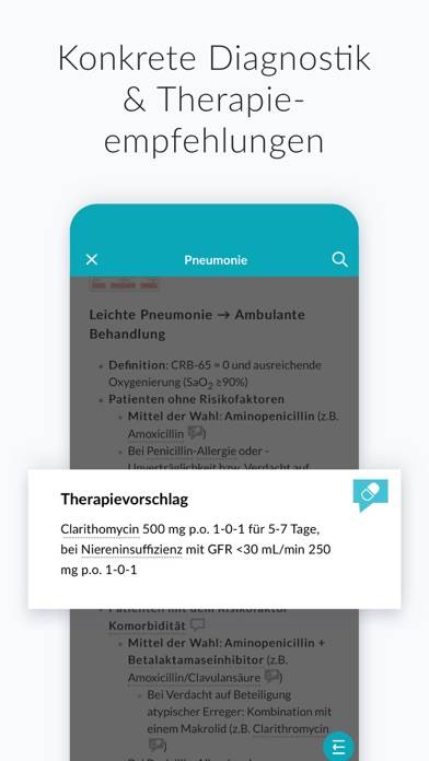 AMBOSS Wissen für Mediziner App-Screenshot