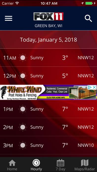 FOX 11 Weather App screenshot