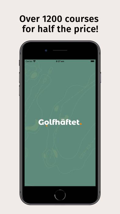 Golfhäftet App skärmdump #1