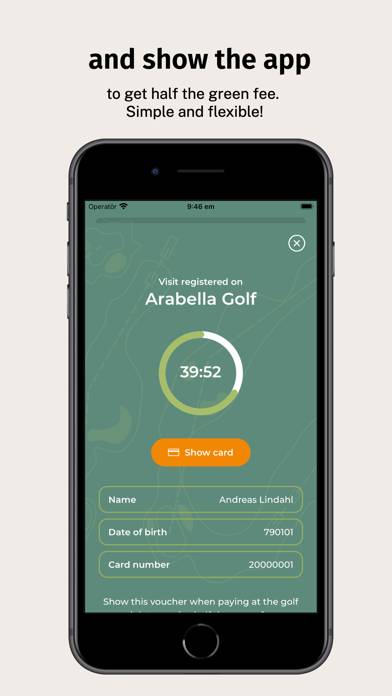 Golfamore (Golfhäftet) App skärmdump