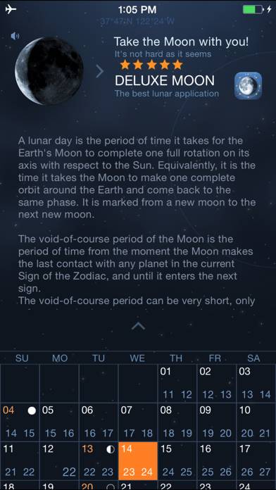 Moon Days App screenshot #3