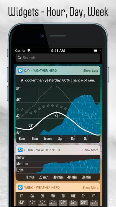 Weather Nerd App screenshot