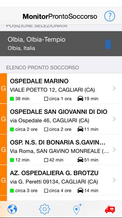 Monitor Pronto Soccorso App screenshot #3