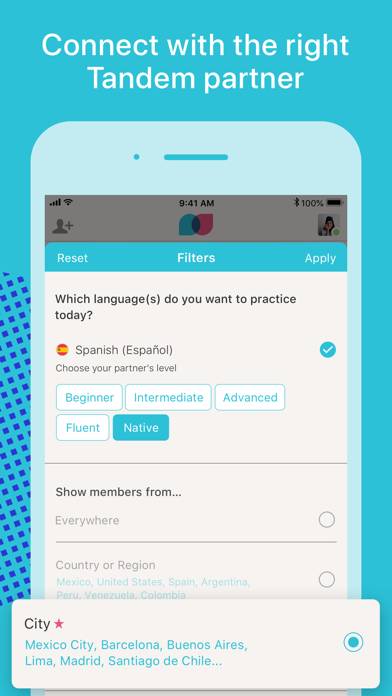 Tandem: Conversation exchange App-Screenshot #4