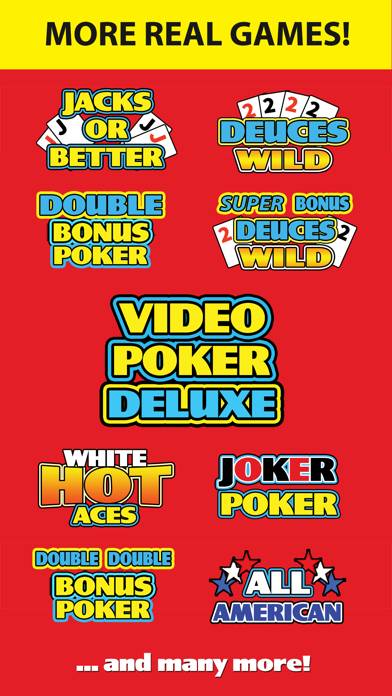 Video Poker Deluxe Casino Capture d'écran de l'application #2