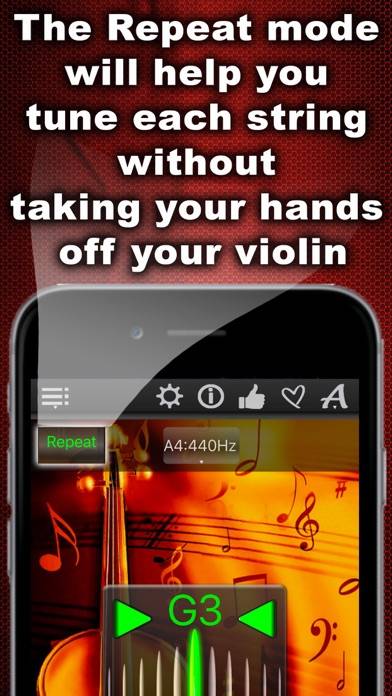 Easy Violin Tuner App skärmdump