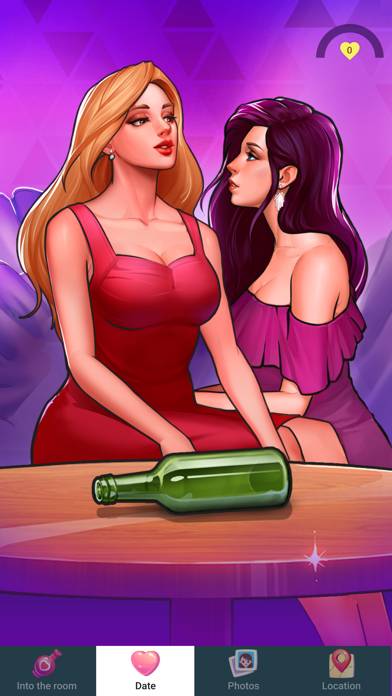 Kiss Kiss: Spin the Bottle game screenshot