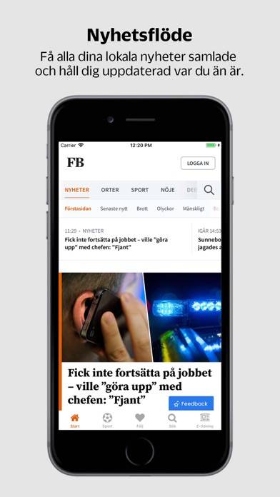 Fryksdalsbygden Nyheter App screenshot #1