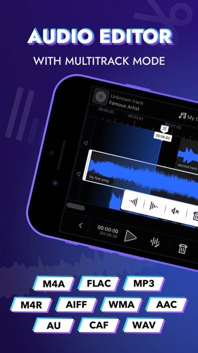Audio Editor Tool: Edit Music Captura de pantalla de la aplicación #1