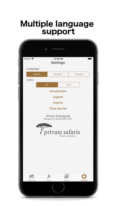African Safariguide App screenshot #5