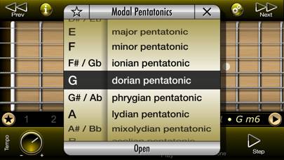 Guitar Modal Pentatonic Scales Capture d'écran de l'application #3