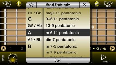 Guitar Modal Pentatonic Scales Capture d'écran de l'application #4