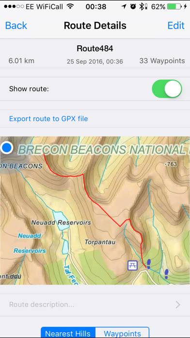 Brecon Beacons Maps Offline App screenshot