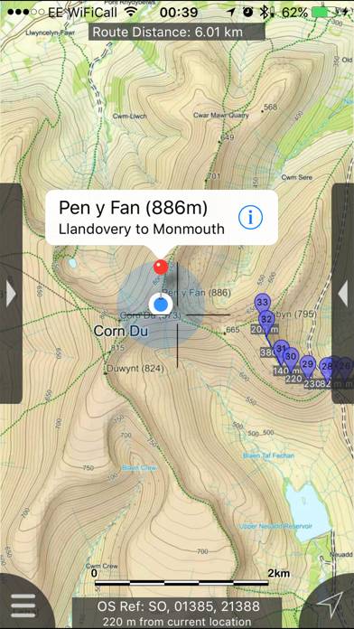 Brecon Beacons Maps Offline App screenshot