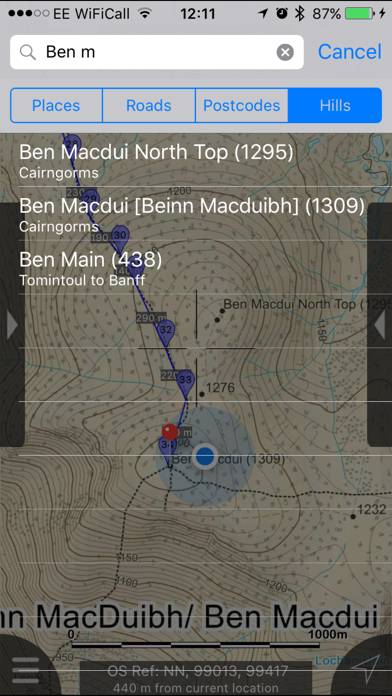 Cairngorms Maps Offline App screenshot #5