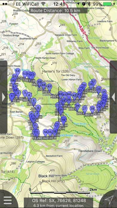 Dartmoor Maps Offline App screenshot #1