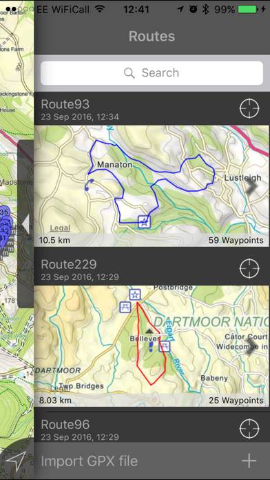 Dartmoor Maps Offline App screenshot #2