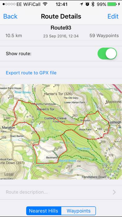 Dartmoor Maps Offline App screenshot #3