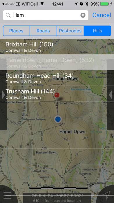Dartmoor Maps Offline App screenshot #4