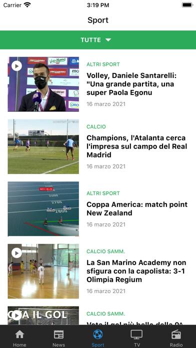 San Marino RTV Schermata dell'app #4