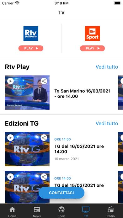 San Marino RTV Schermata dell'app #5