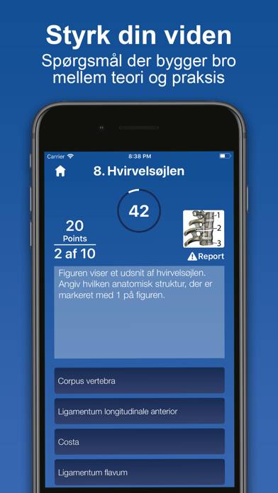 AnatomiQuiz App skärmdump