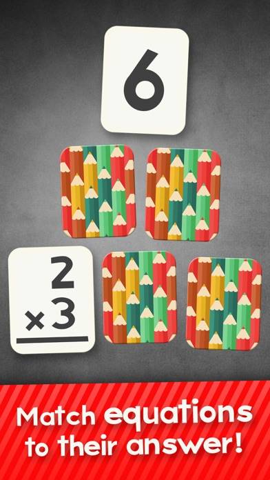 Multiplication Flash Cards Games Fun Math Problems App screenshot #1