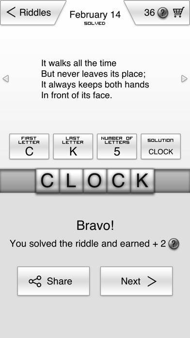 A Final Year of Riddles App screenshot #2
