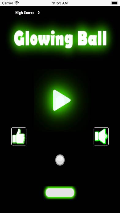 Glowing Ball App screenshot #1