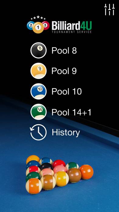 Pool Scorer PRO captura de pantalla