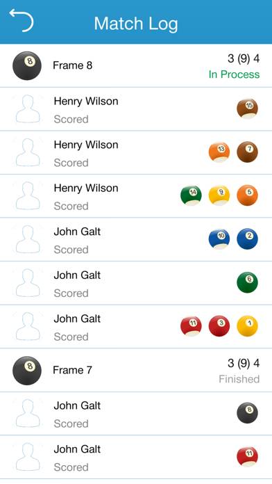 Pool Scorer PRO App screenshot