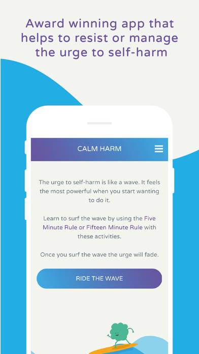 Calm Harm Captura de pantalla de la aplicación #1