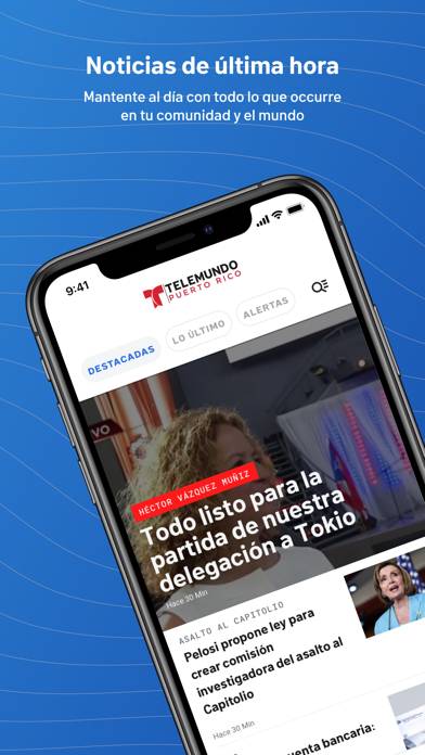 Telemundo Puerto Rico Captura de pantalla de la aplicación #1