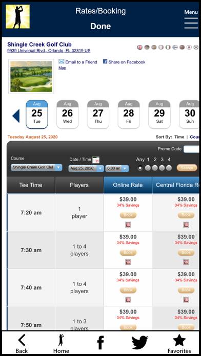 GolfDay Florida App screenshot #3