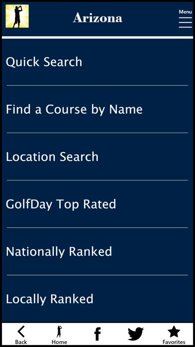 GolfDay Arizona App screenshot