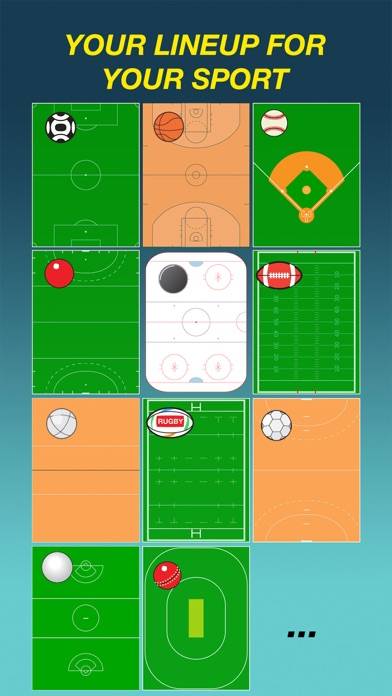 Team Lineup Basic Schermata dell'app #1