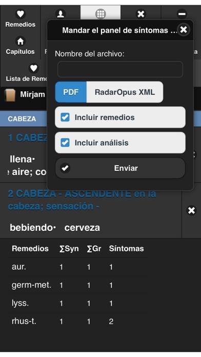 Synthesis Español Captura de pantalla de la aplicación #4
