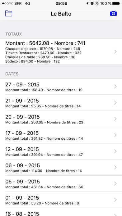 Tickets Restau Capture d'écran de l'application #2