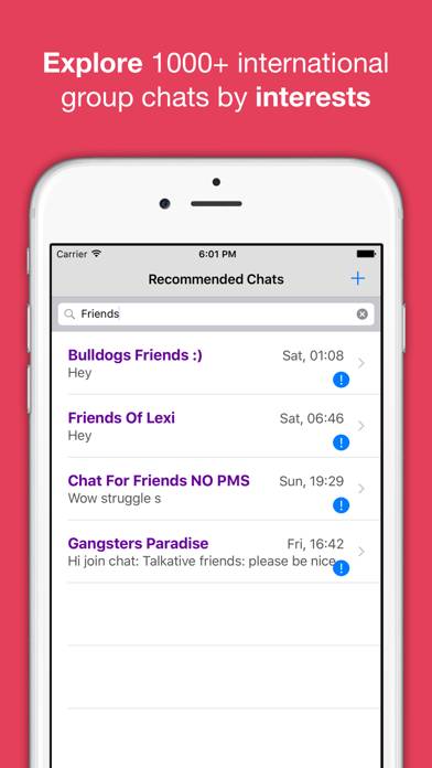 Anonymous Chat Rooms, Dating App screenshot