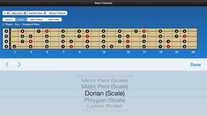 Bass Chords and Scales App screenshot #2