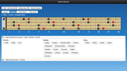 Bass Chords and Scales App screenshot #3