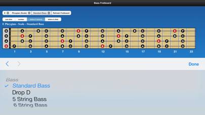 Bass Chords and Scales App screenshot #5