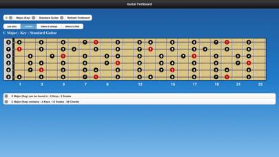 Guitar Chords n Scales Captura de pantalla de la aplicación #1
